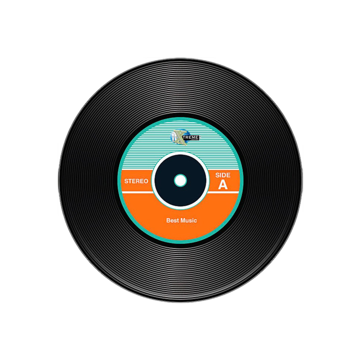 Set x 6 Portavasos Vinilo Negro 10x10cm Circular Resistente e Impermeable - PORTAVASOS | Bylmo