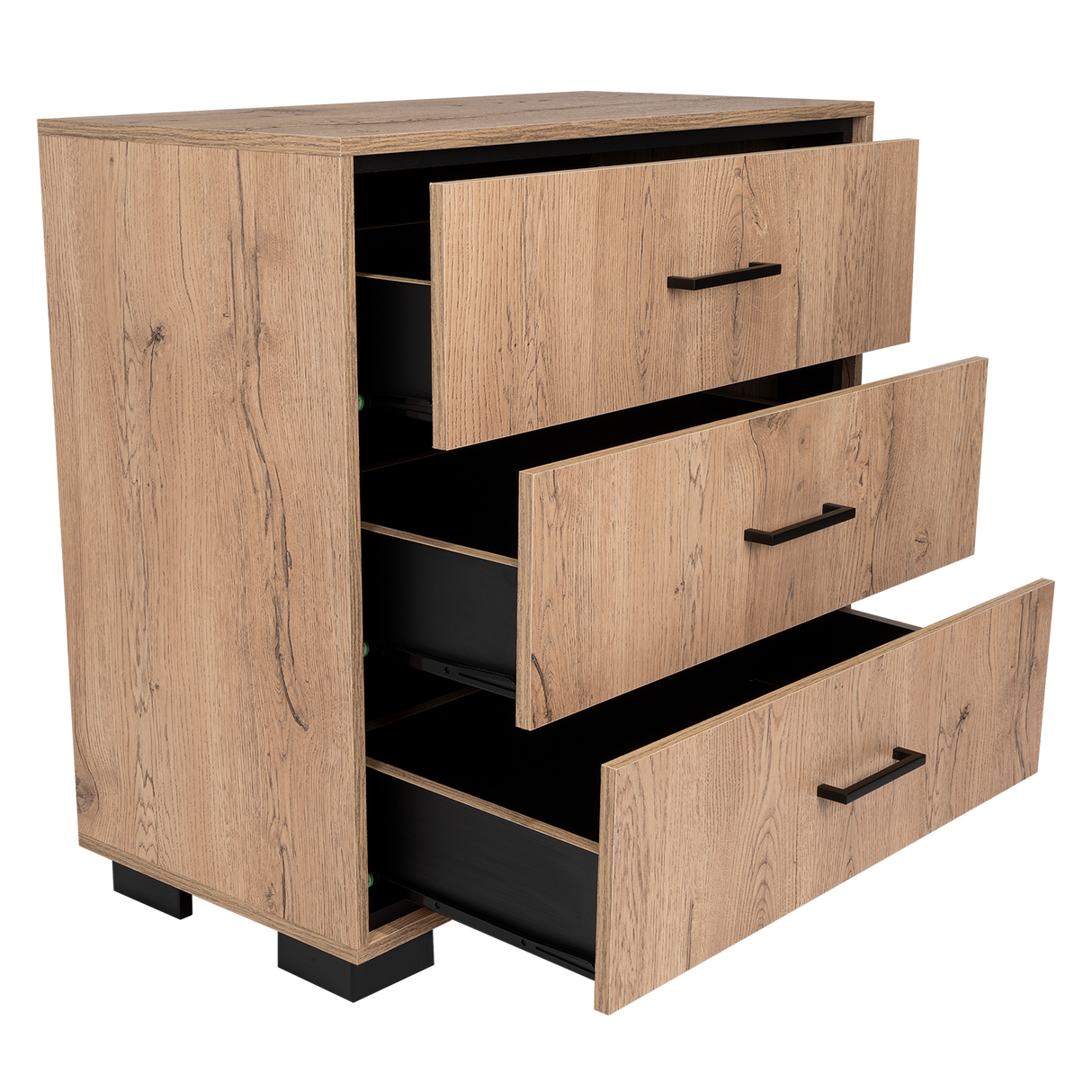 Cajonera Terra Macadamia 79.1x77cm de Tres Hileras con Tres Cajones - CAJONERAS Y COMODAS | Bylmo