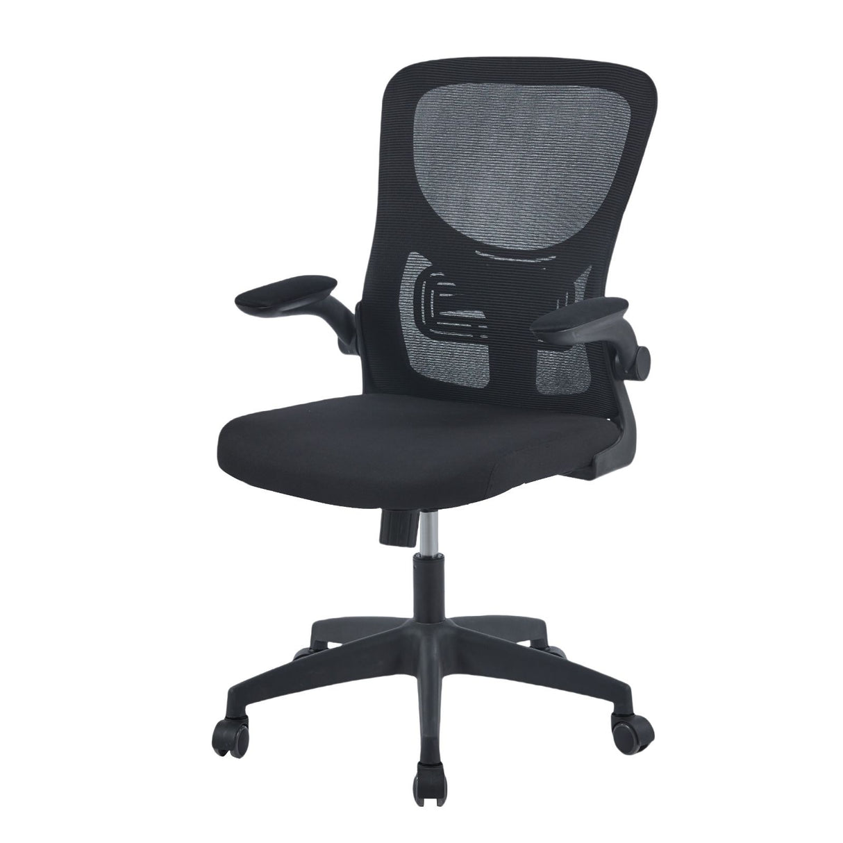 Silla de Oficina Apolo Negro 58x101cm con Apoya Brazos - SILLAS DE OFICINA | Bylmo
