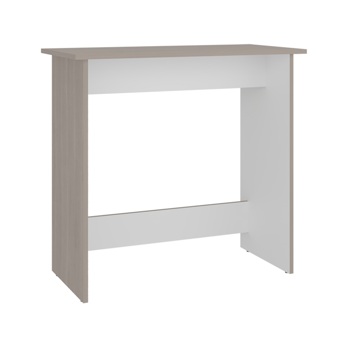 Escritorio Sion Bardolino y Blanco 80x75.6cm sin Cajones - ESCRITORIOS | Bylmo