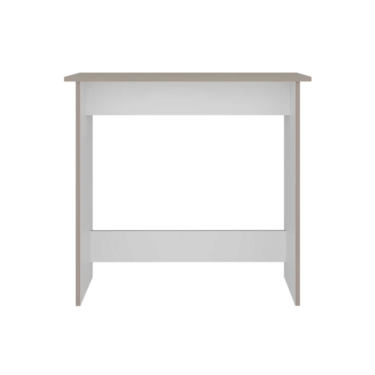 Escritorio Sion Bardolino y Blanco 80x75.6cm sin Cajones - ESCRITORIOS | Bylmo