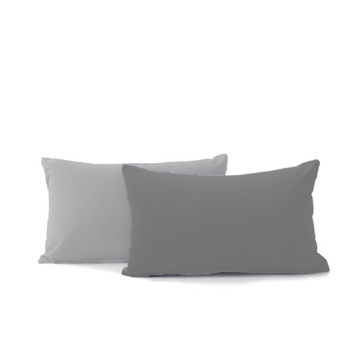 Combo Edredón Acolchado Bicolor Gris Oscuro y Gris Claro 180x240cm Doble Faz para Cama Sencilla - TENDIDOS Y CUBRELECHOS | Bylmo