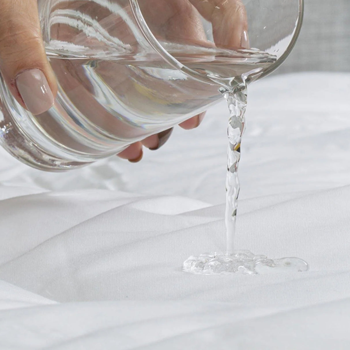 Protector de Colchón TerryDriy Blanco 180x220cm Antifluido para Cama Semidoble 120 X 180 Cm - PROTECTORES DE COLCHON | Bylmo