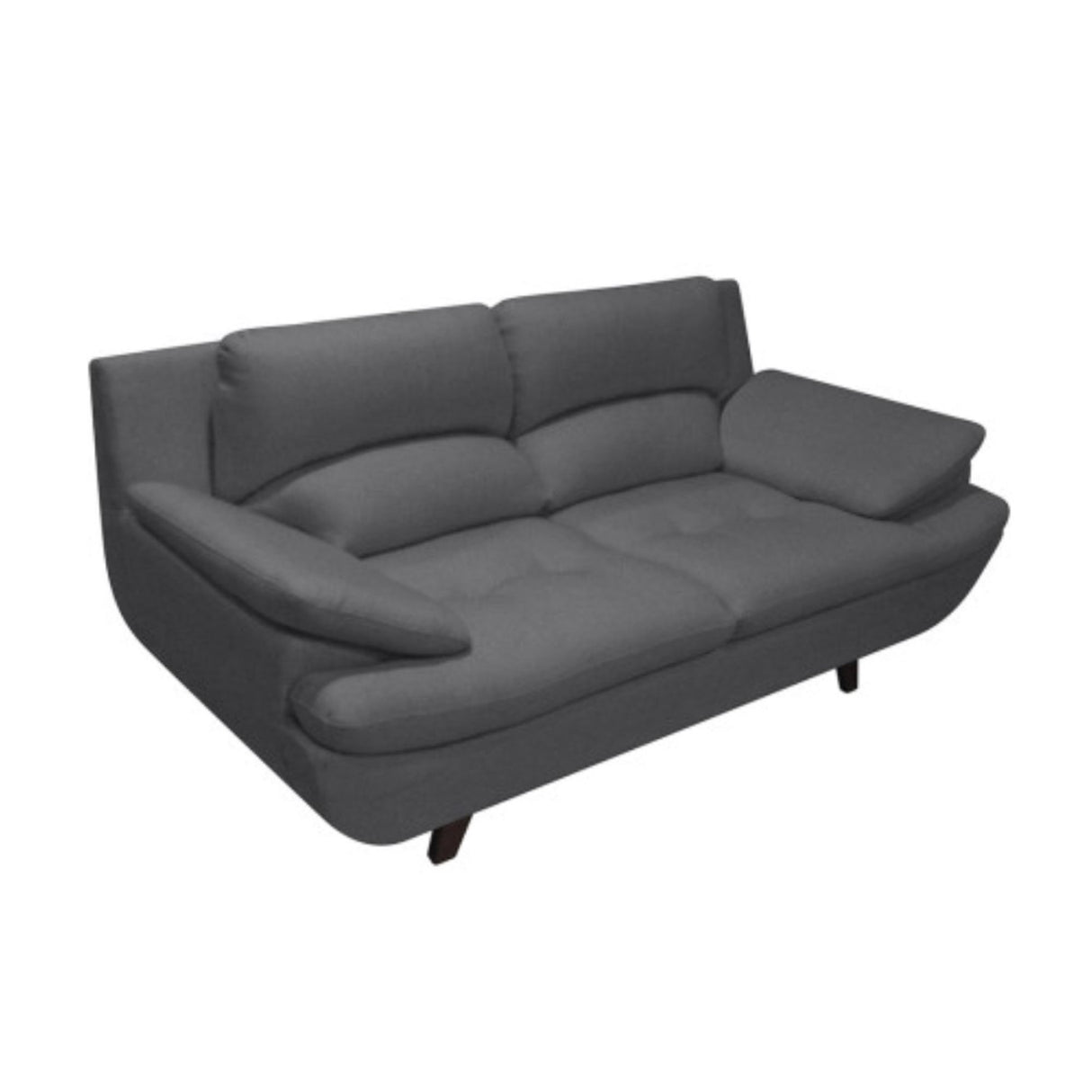 Sala Cindy Gris 180x85cm de Tres Puestos con Apoya Brazos y Resistente a Rasguños - SOFAS Y POLTRONAS | Bylmo