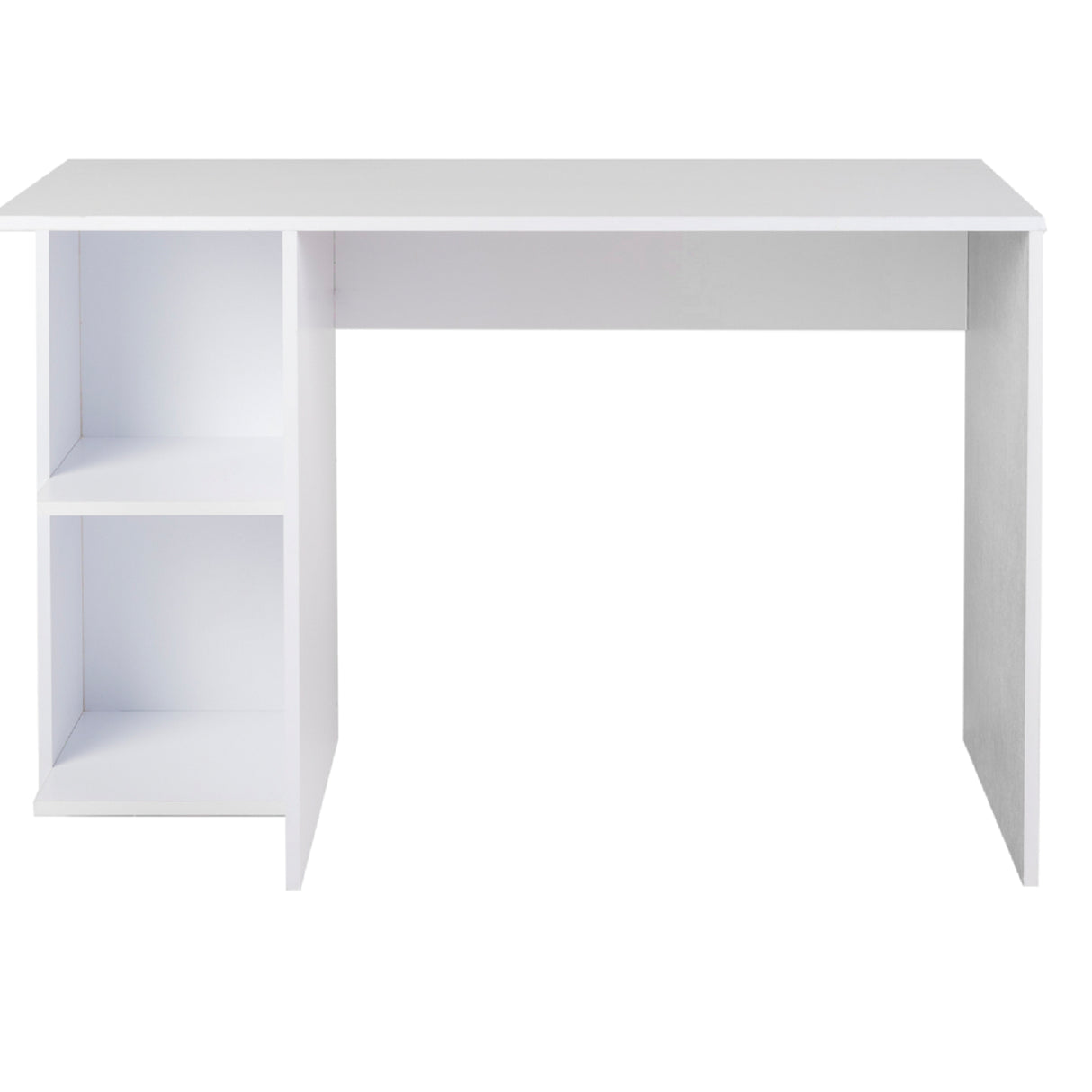 Combo Panel Tocador con Escritorio y Silla Eames Hollywood Blanco 80x70cm de Un Puesto con Iluminación LED - TOCADORES | Bylmo