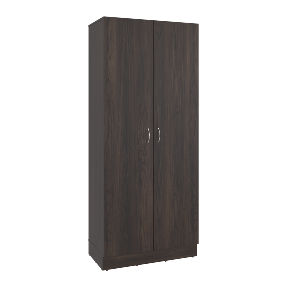 Alacena Dante Nogal y Wengue 76.5x181.2cm sin Cajones y con Dos Puertas - ALACENAS Y MUEBLES MICROONDAS | Bylmo