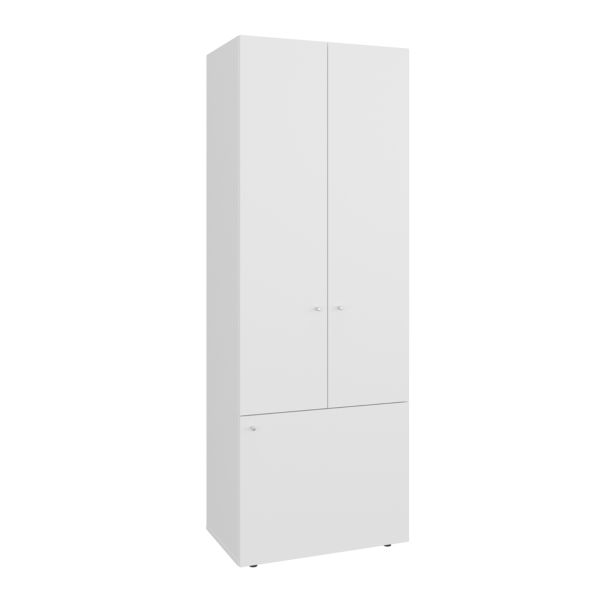 Closet Tuhogar Blanco 60x170cm sin Cajones y con Tres Puertas - CLOSETS | Bylmo