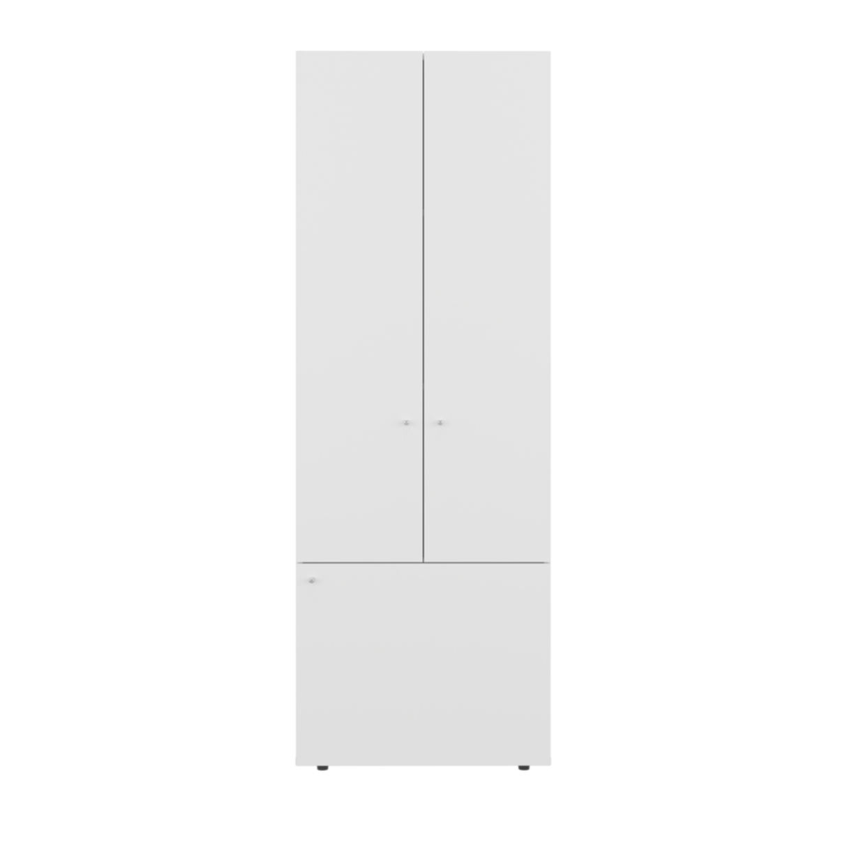 Closet Tuhogar Blanco 60x170cm sin Cajones y con Tres Puertas - CLOSETS | Bylmo
