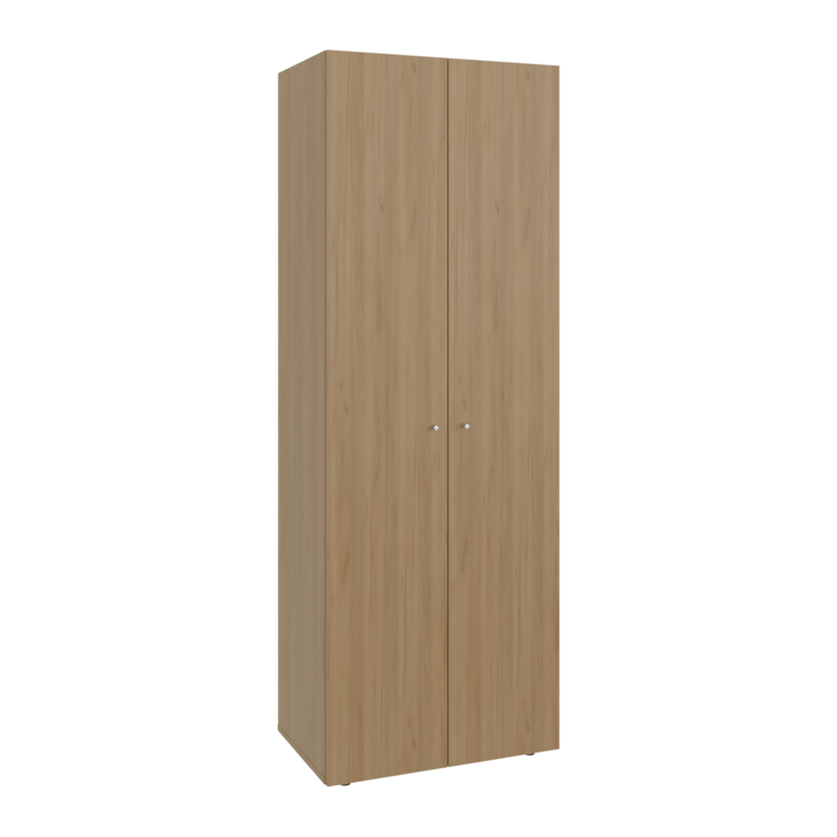 Closet Tuhogar Fresno Europeo y Blanco 60x170cm sin Cajones y con Dos Puertas - CLOSETS | Bylmo