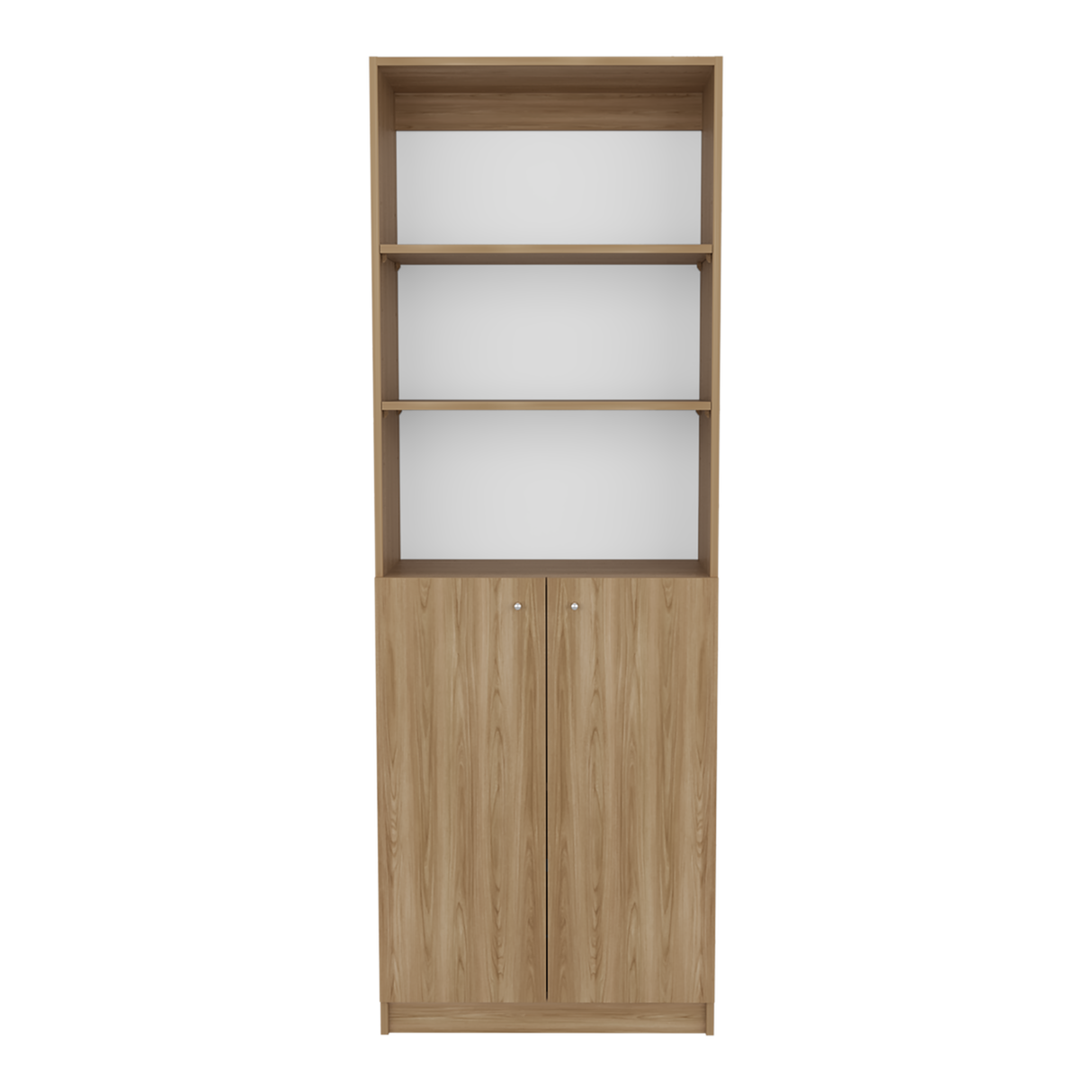 Estantería Home Fresno Europeo y Blanco 62.8x180.6cm Rectangular con Cinco Compartimientos - BIBLIOTECAS Y ESTANTERIAS | Bylmo