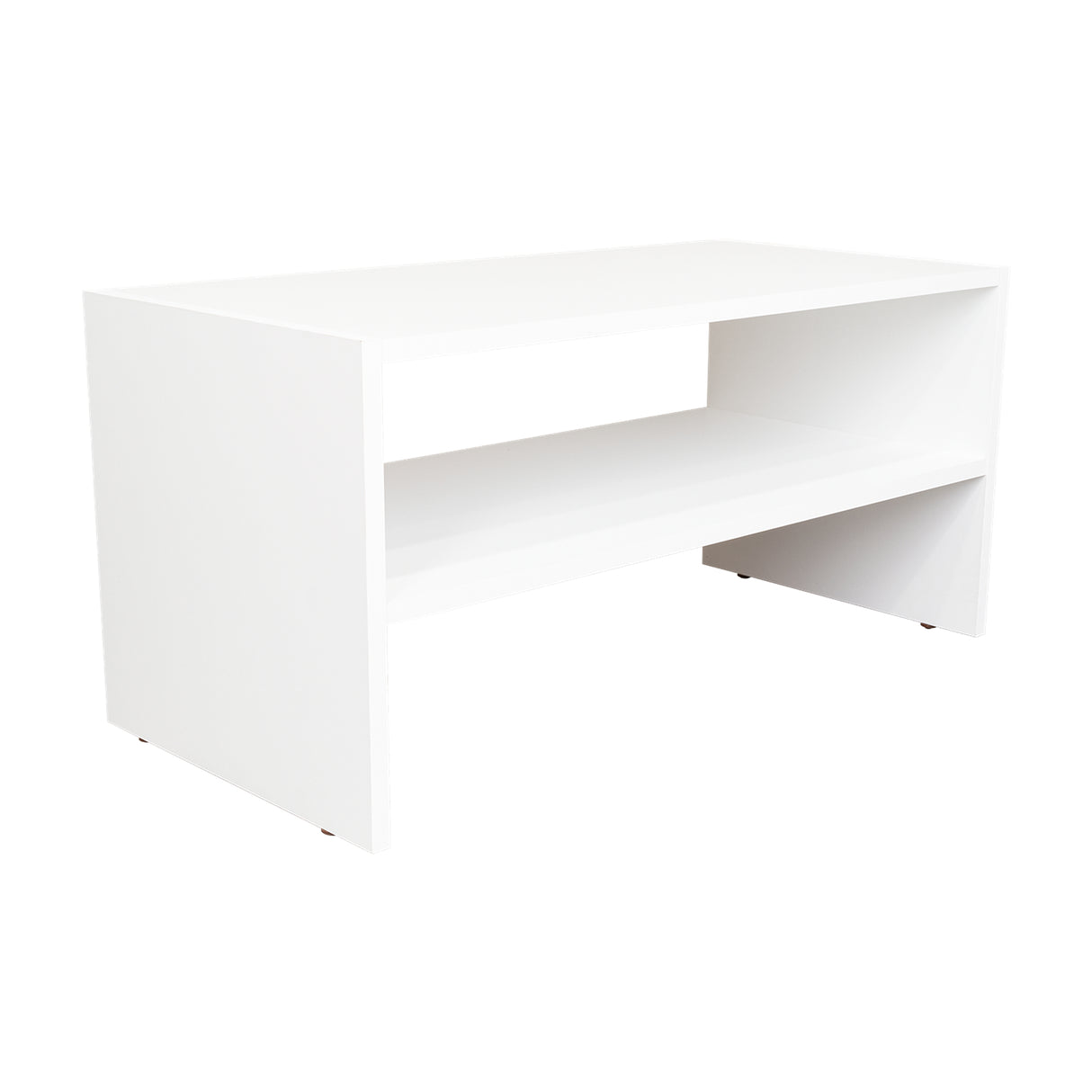 Zapatero Silpa Blanco 71.8x34.9cm Horizontal para Cuatro Pares y de Dos Niveles - ZAPATEROS | Bylmo