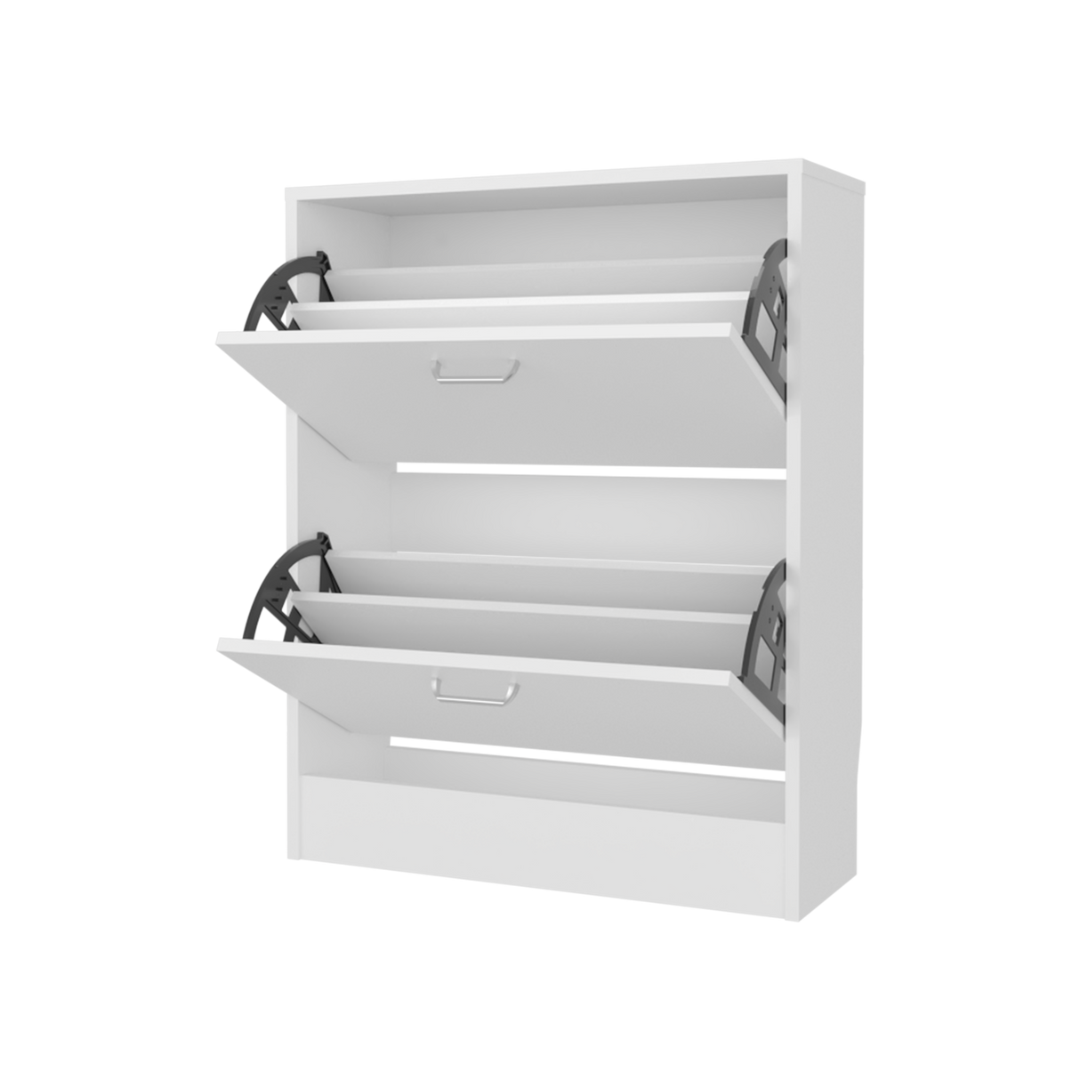 Zapatero Inola Blanco 63x80cm Horizontal para Doce Pares y de Tres Niveles - ZAPATEROS | Bylmo