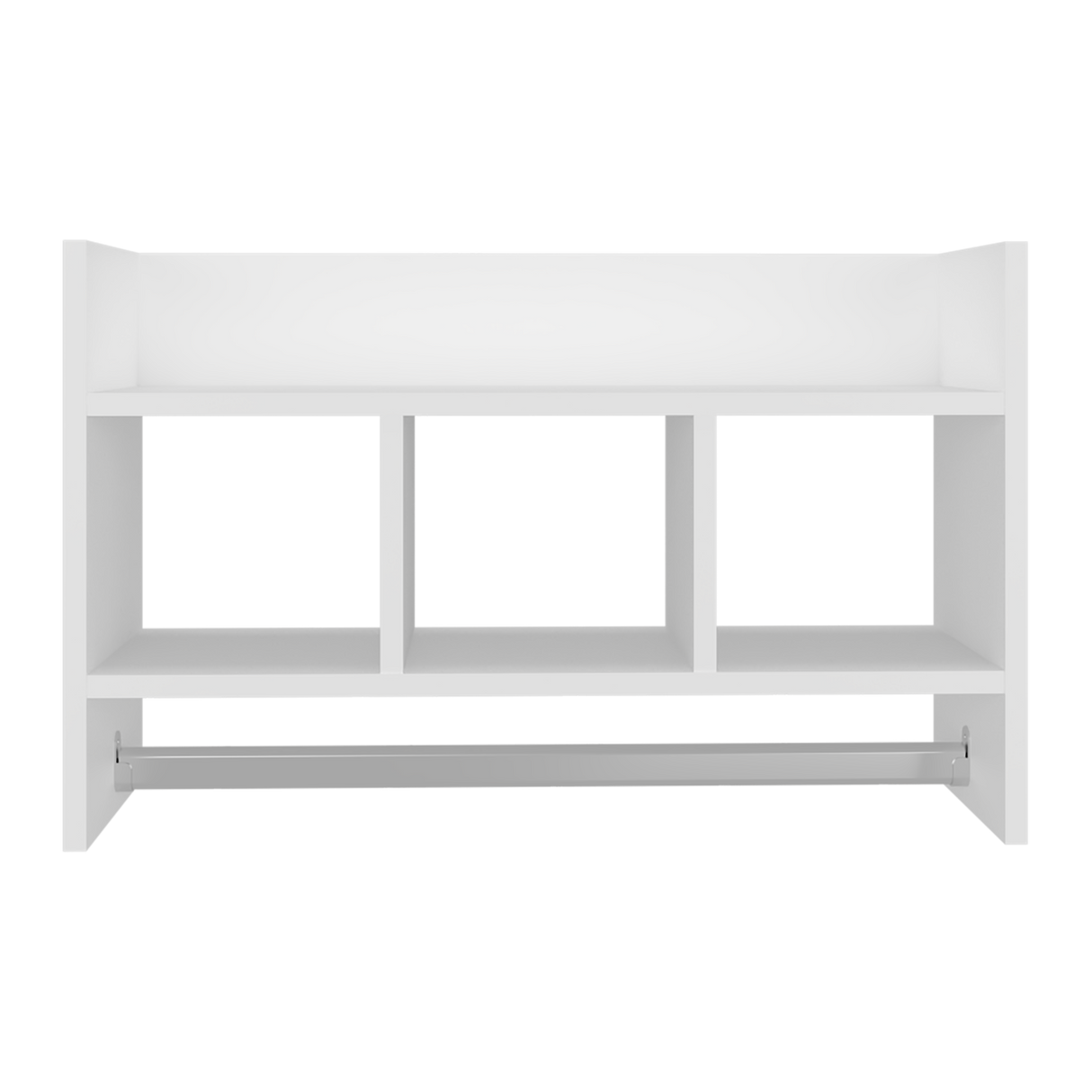 Estanteria para Baño Flotante Blanco 63.6x40cm con Tres Entrepaños - OTROS MUEBLES PARA BANHO | Bylmo