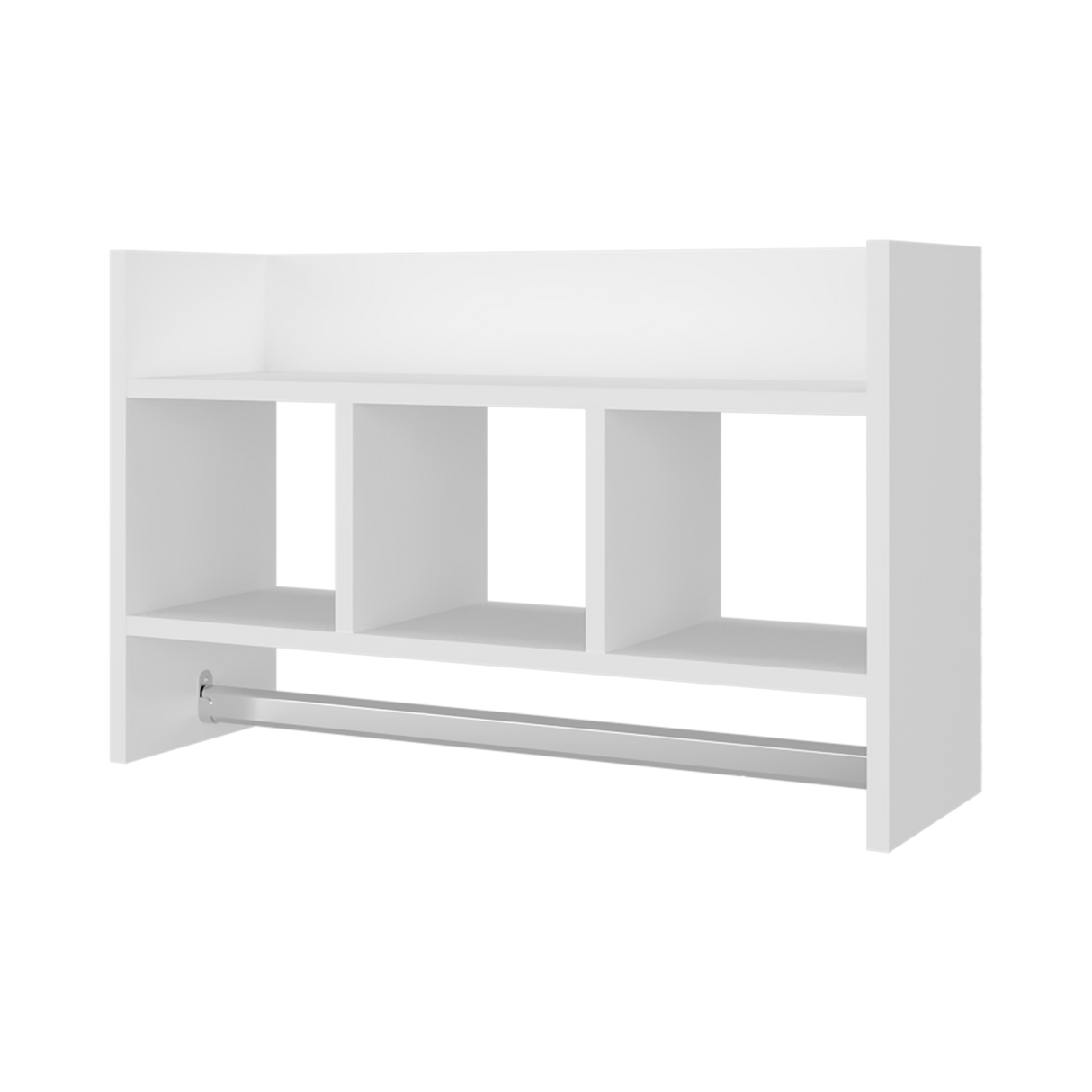 Estanteria para Baño Flotante Blanco 63.6x40cm con Tres Entrepaños - OTROS MUEBLES PARA BANHO | Bylmo