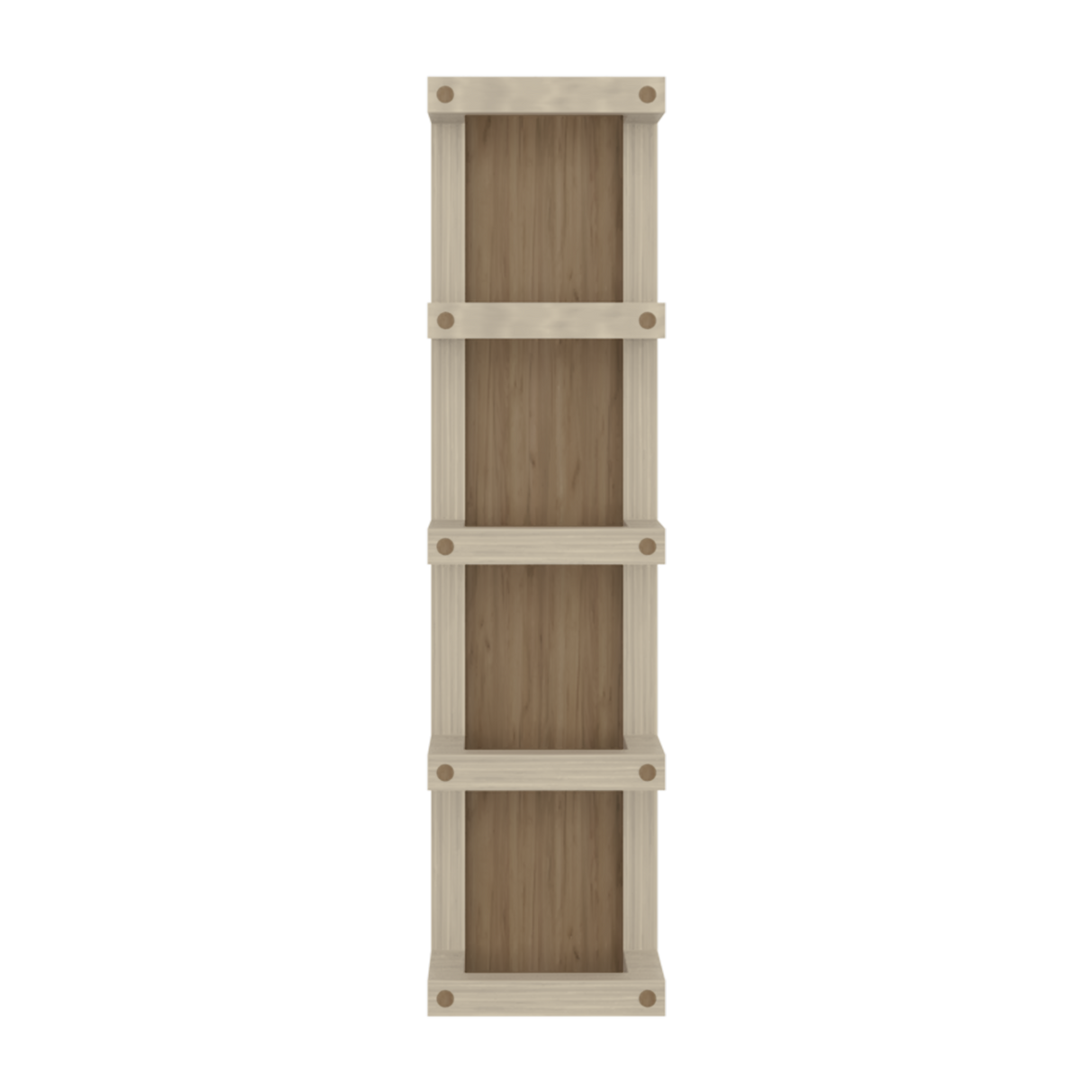 Toallero de Pared Flotante Arlington Fresno Europeo 20x79cm con Cuatro Entrepaños - OTROS MUEBLES PARA BANHO | Bylmo