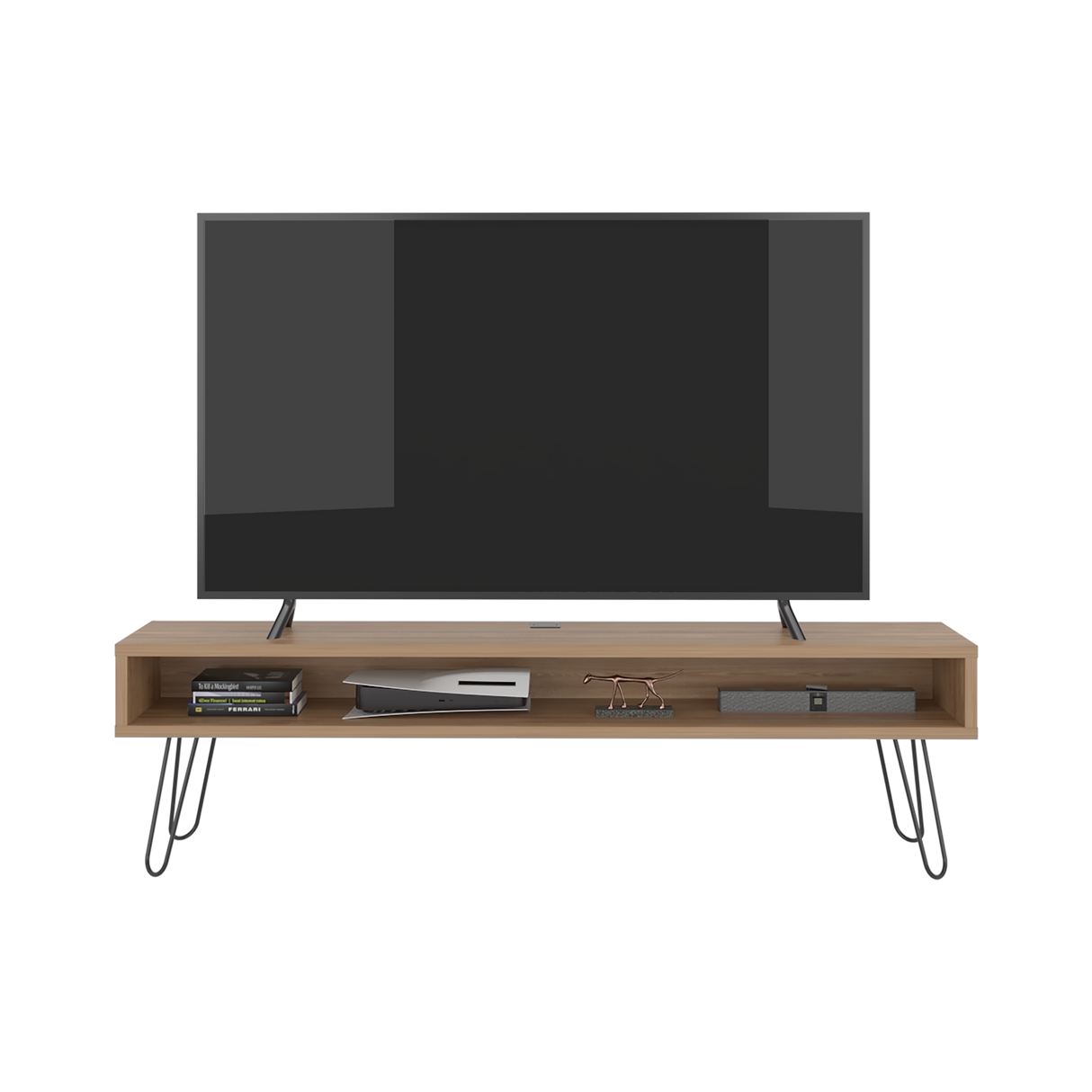 Rack de TV Luft Miel 180x49.5cm para TV Hasta 75" Pulgadas con Un Compartimiento - MUEBLES DE TV | Bylmo
