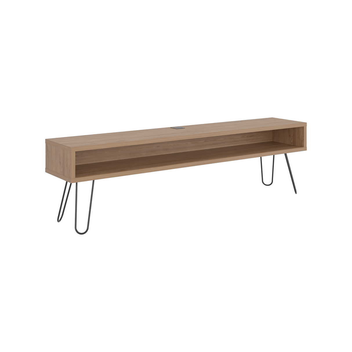 Rack de TV Luft Miel 180x49.5cm para TV Hasta 75" Pulgadas con Un Compartimiento - MUEBLES DE TV | Bylmo