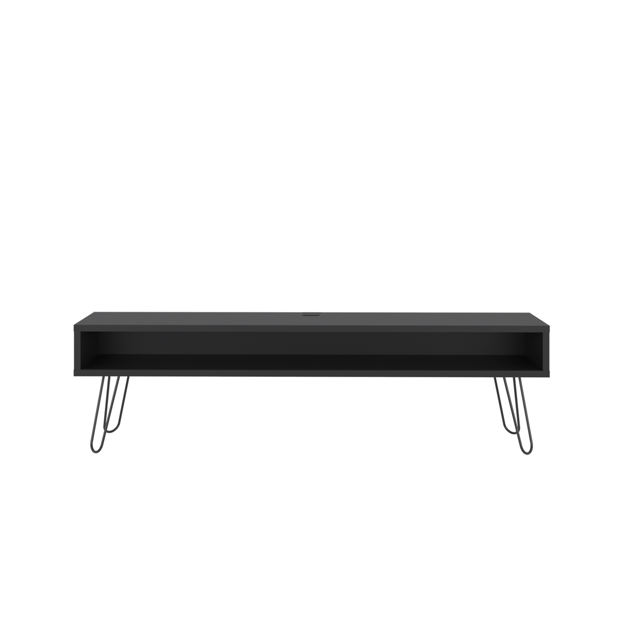 Rack de TV Luft Wengue 180x49.5cm para TV Hasta 75" Pulgadas con Un Compartimiento - MUEBLES DE TV | Bylmo