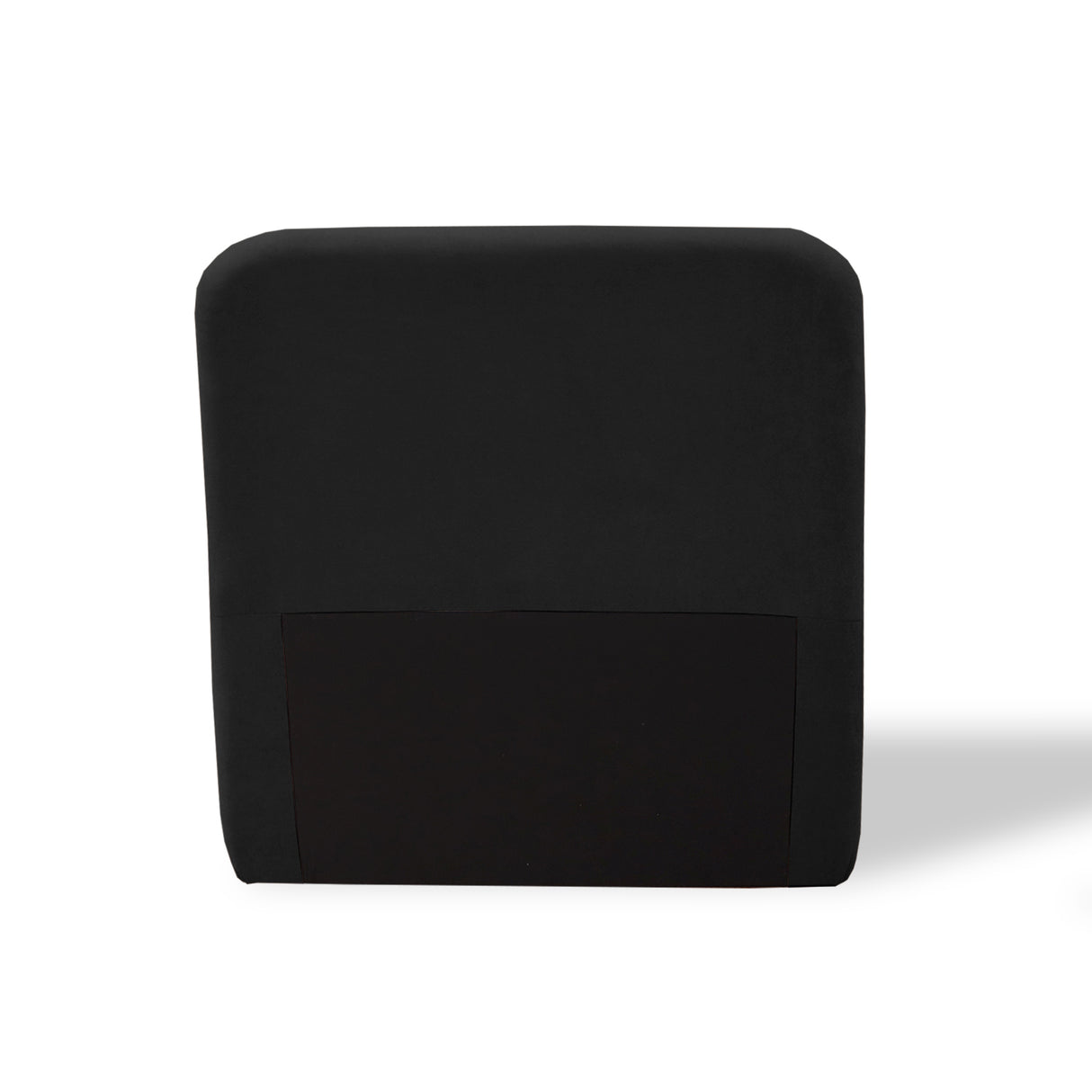 Cabecero de Piso Comfort Negro 140x125cm Abullonado para Cama Doble - CABECEROS | Bylmo