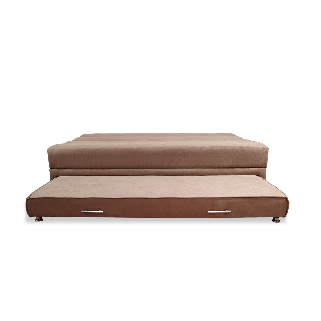 Sofacama Ferreira Camel 190x95cm de Tres Puestos Reclinable Antifluido y sin Apoya Brazos - SOFAS Y POLTRONAS | Bylmo