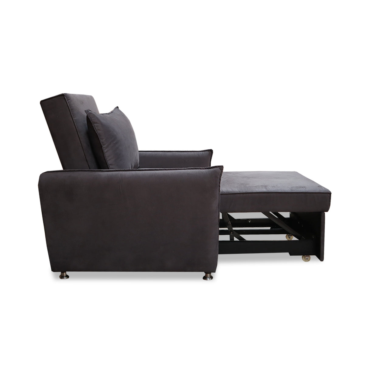 Silla Multipropósito Napoli Gris 75x94cm de Un Puesto Reclinable Antifluido y sin Apoya Brazos - SOFAS Y POLTRONAS | Bylmo