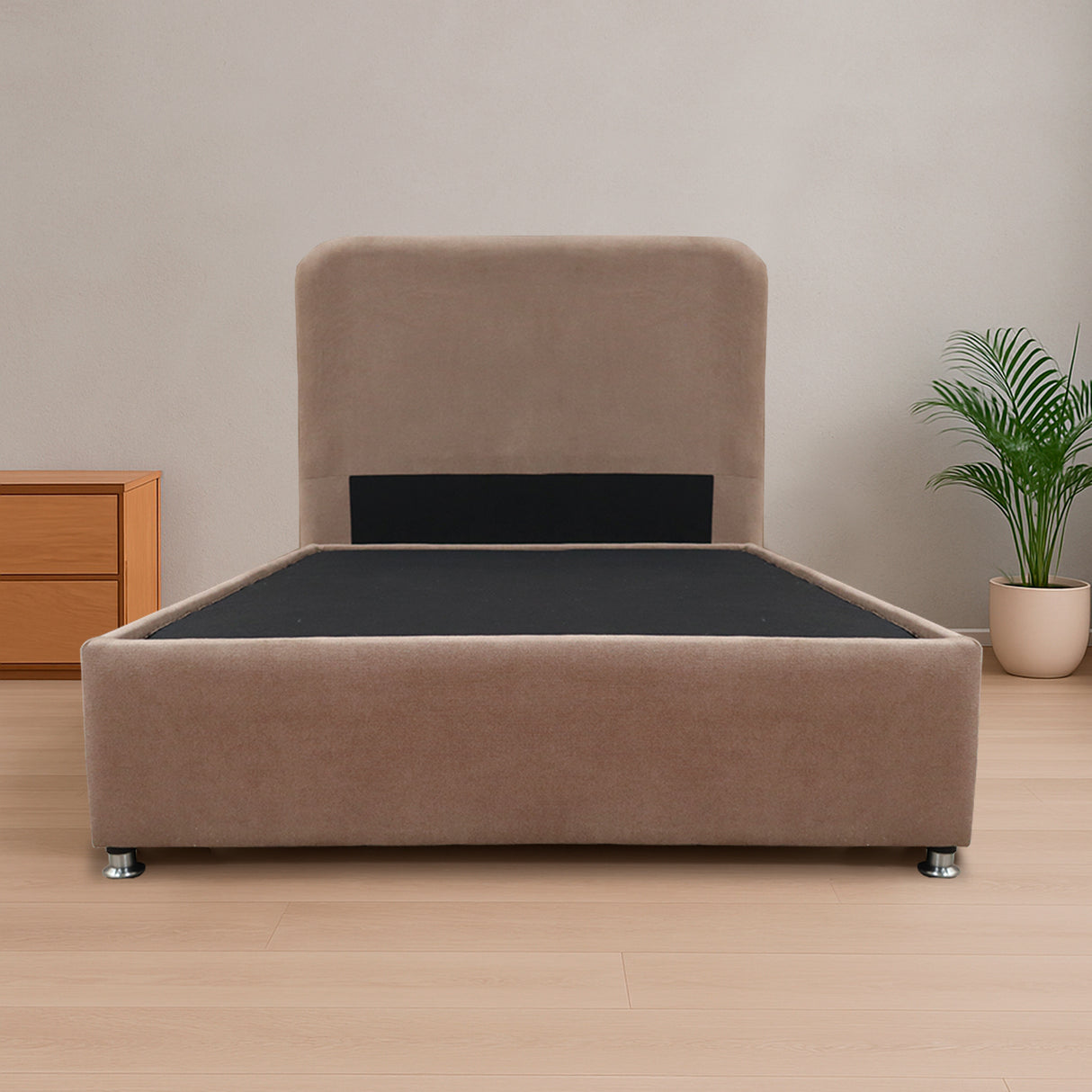 Combo Base Cama y Cabecero Comfort Camel para Cama Sencilla 100 X 190 Cm con Patas - CAMAS | Bylmo