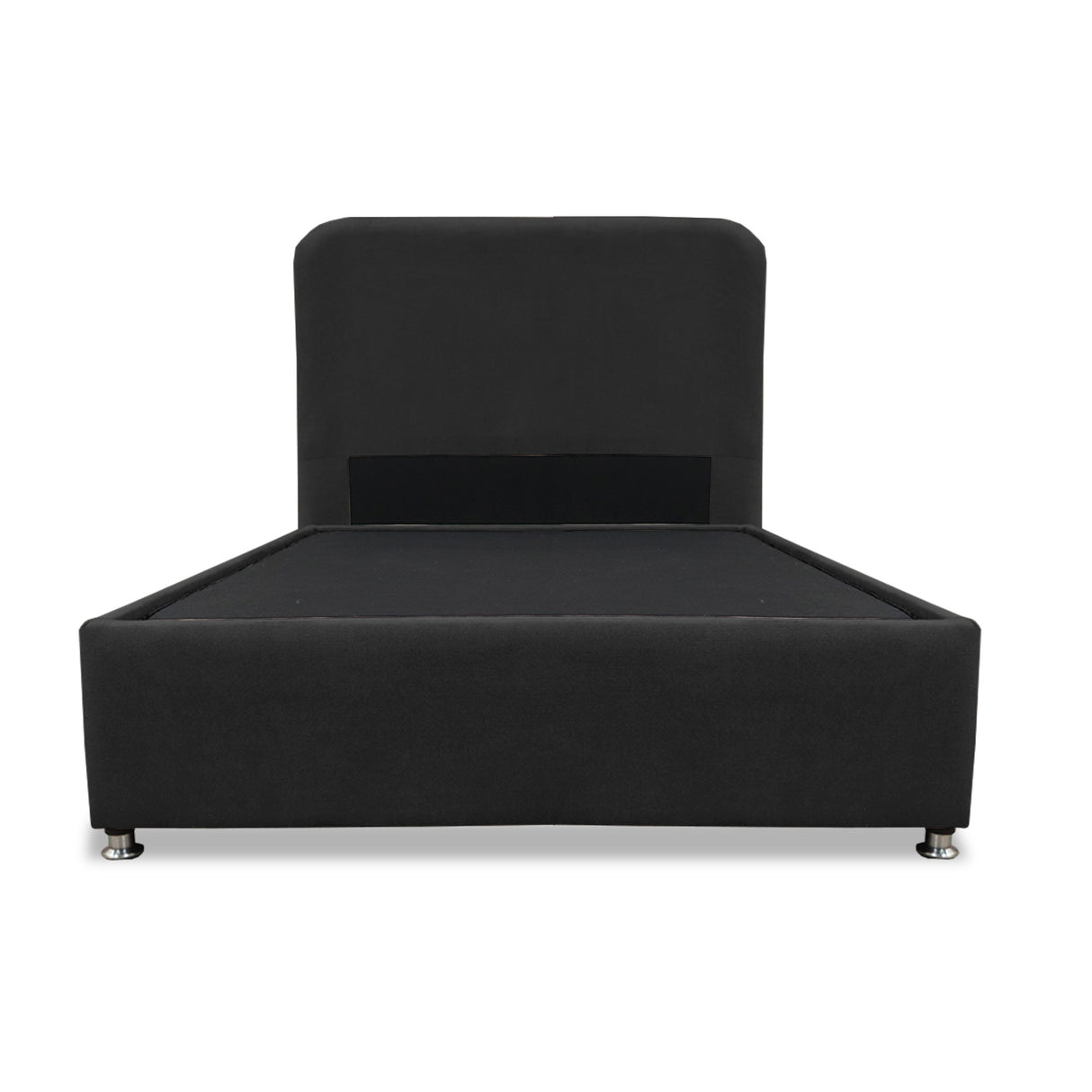 Combo Base Cama y Cabecero Comfort Negro para Cama Doble 140 X 190 Cm con Patas - CAMAS | Bylmo