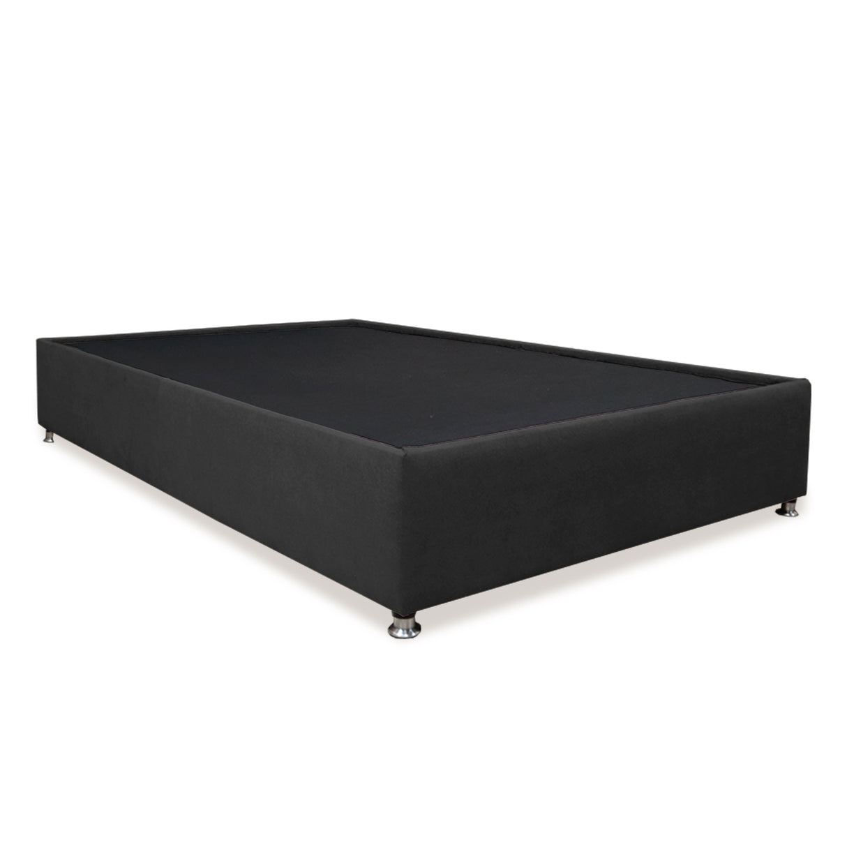Base Cama Graf Negro para Cama Semidoble 120 X 190 Cm con Patas - CAMAS | Bylmo