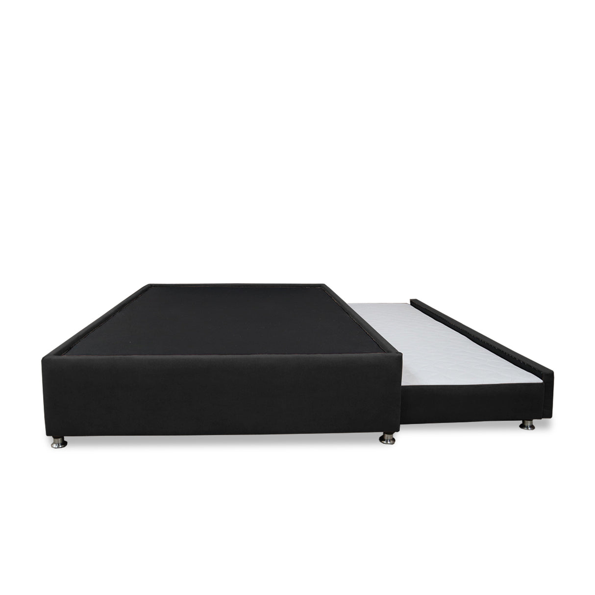 Cama Tarima Nido Comfort Negro para Cama Sencilla 100 X 190 Cm con Patas - CAMAS | Bylmo