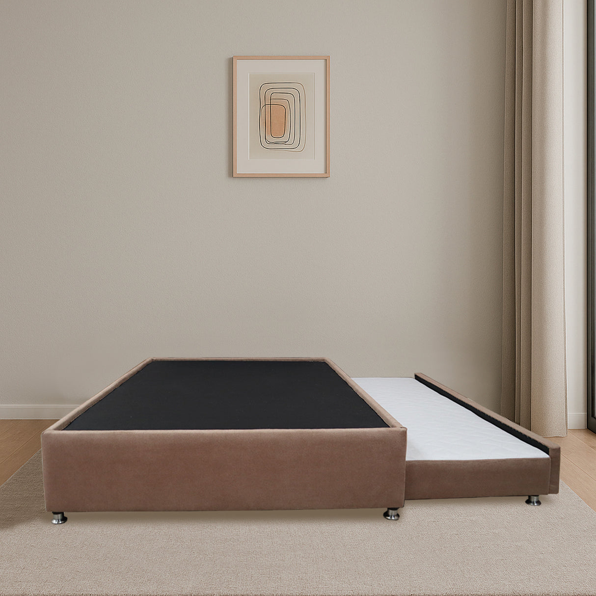 Cama Tarima Nido Comfort Camel para Cama Doble 140 X 190 Cm con Patas - CAMAS | Bylmo