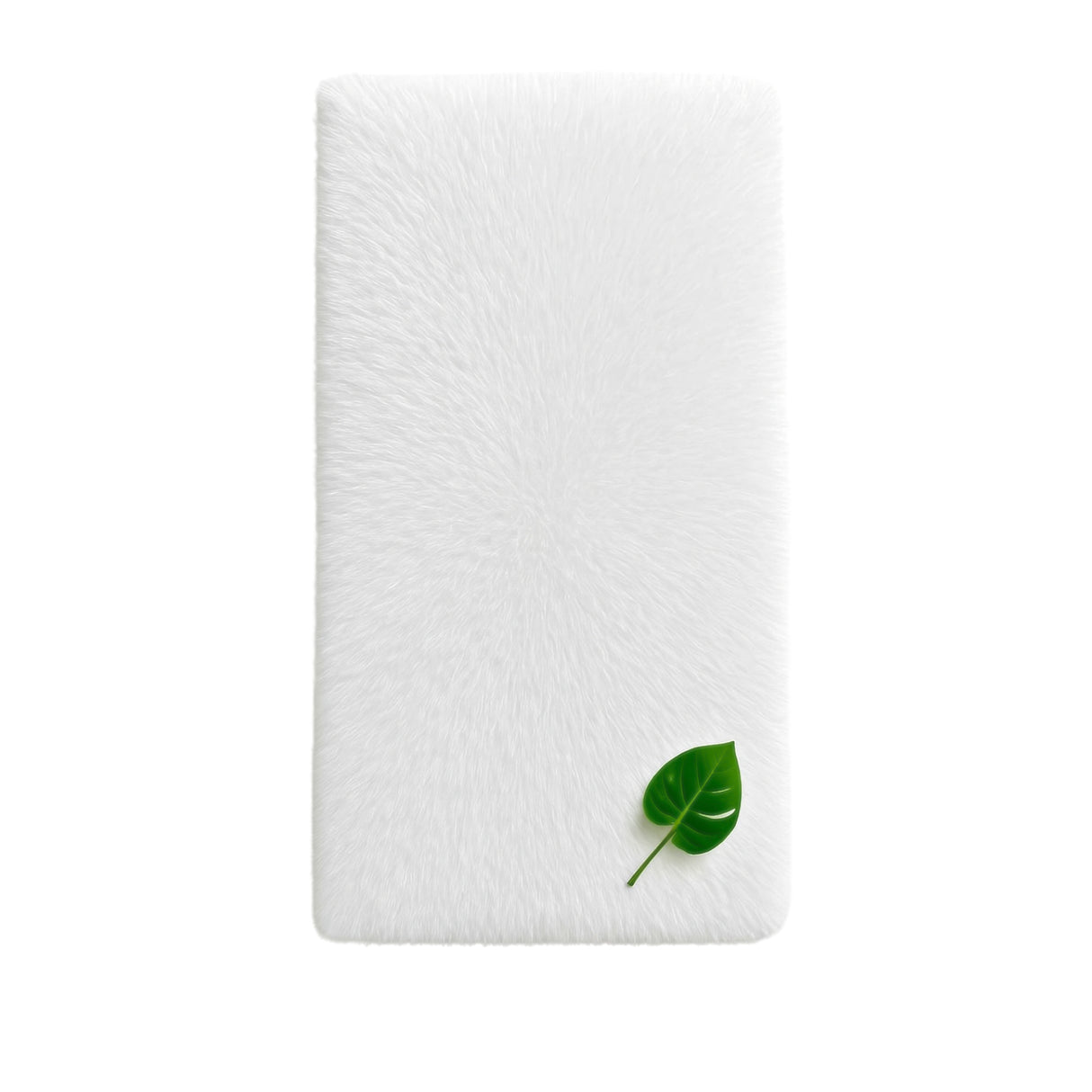 Alfombra de Peluche Rectangular Blanco 60x150cm Fondo Entero Suave Antideslizante para Dormitorio - TAPETES Y ALFOMBRAS | Bylmo