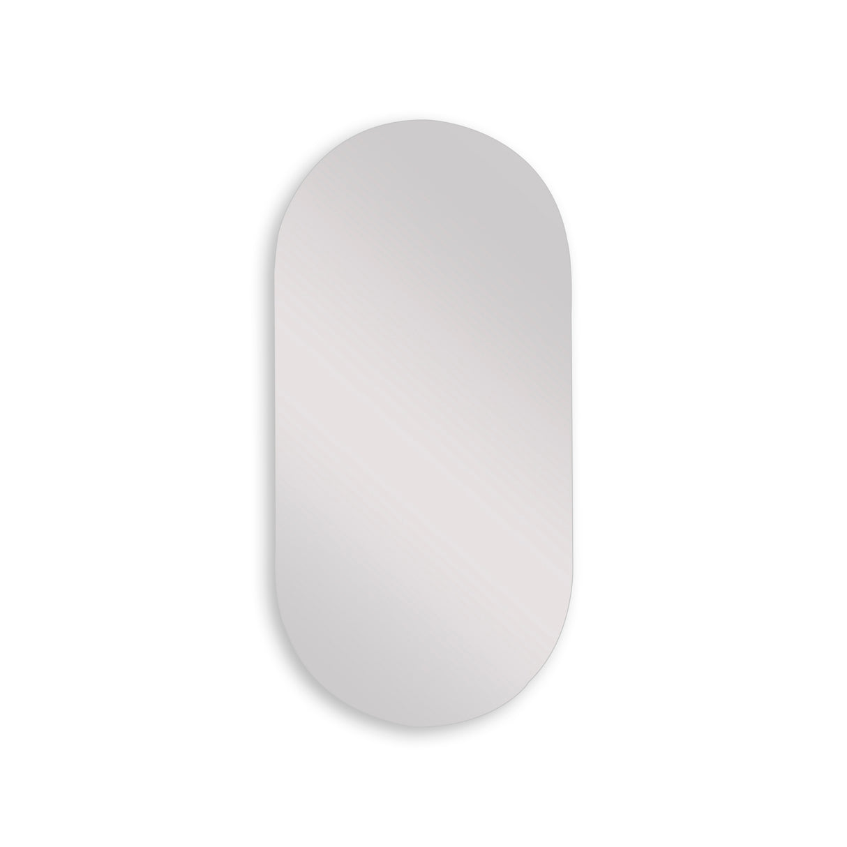 Espejo de Baño Ovalado Meca 50x100cm Flotado Sin Marco - ESPEJOS DE BANHO | Bylmo