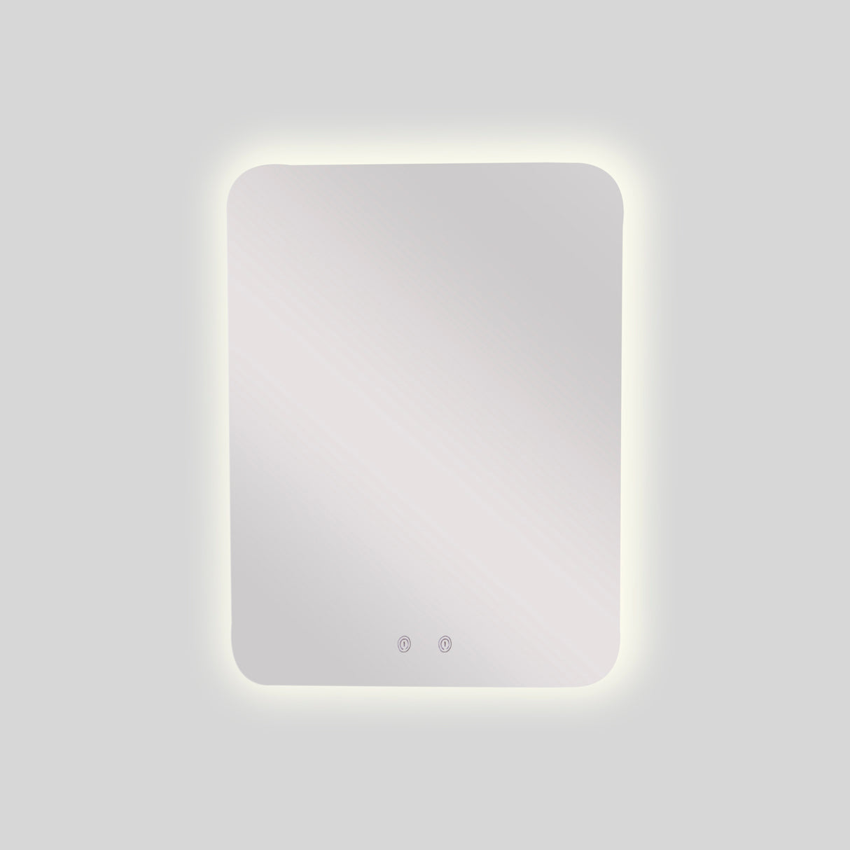 Espejo de Baño Rectangular Alhambra 60x80cm Flotado Sin Marco con Antiempaño y con Iluminación LED - ESPEJOS DE BANHO | Bylmo