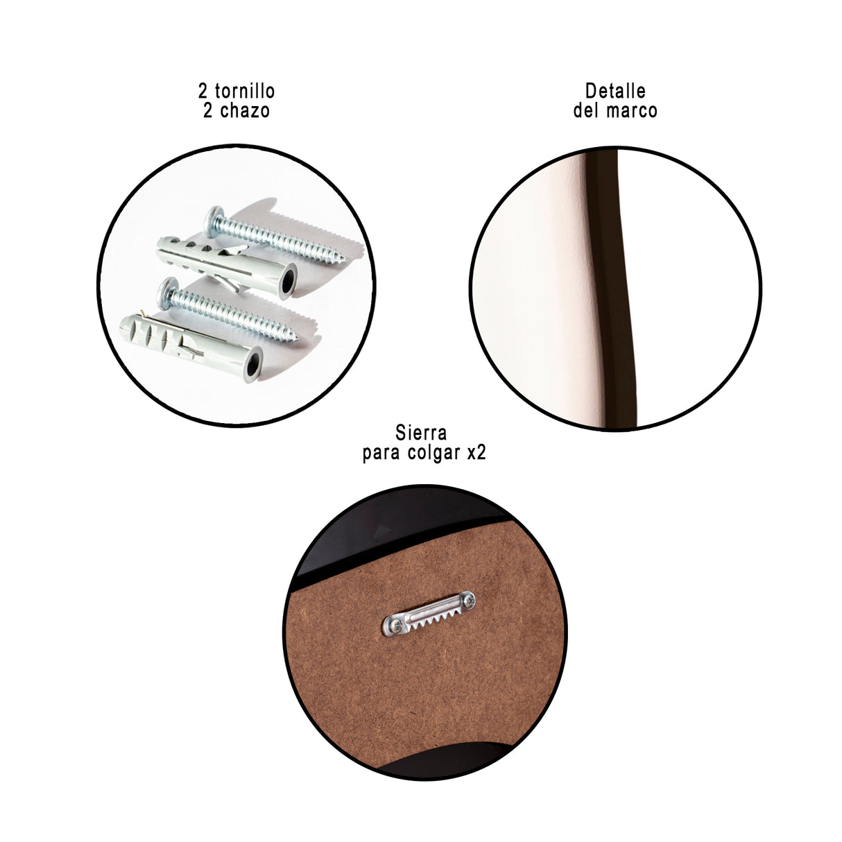 Espejo de Pared Asimetrico Florencia Negro 80x120cm con Marco En Madera - ESPEJOS DE PARED | Bylmo