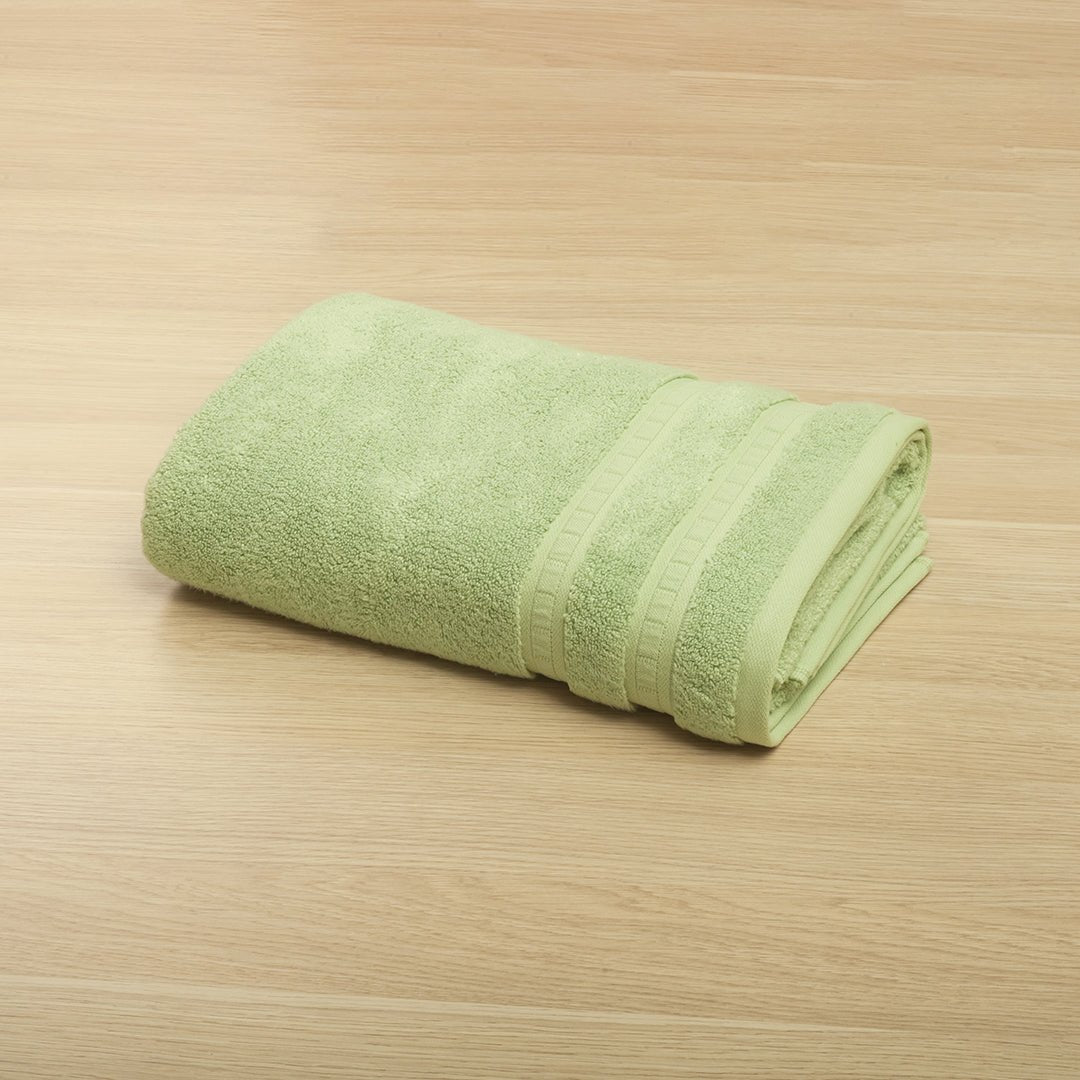 Toalla de Manos Bamboo Verde Manzana 40x70cm Fondo Entero - TOALLAS | Bylmo
