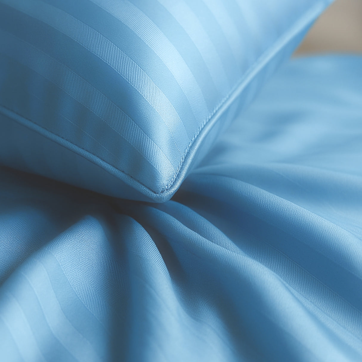Juego de Sábanas Polialgodon Azul Celeste Para Cama Doble 140 X 190 Cm Antiácaros y Antiarrugas - SABANAS | Bylmo