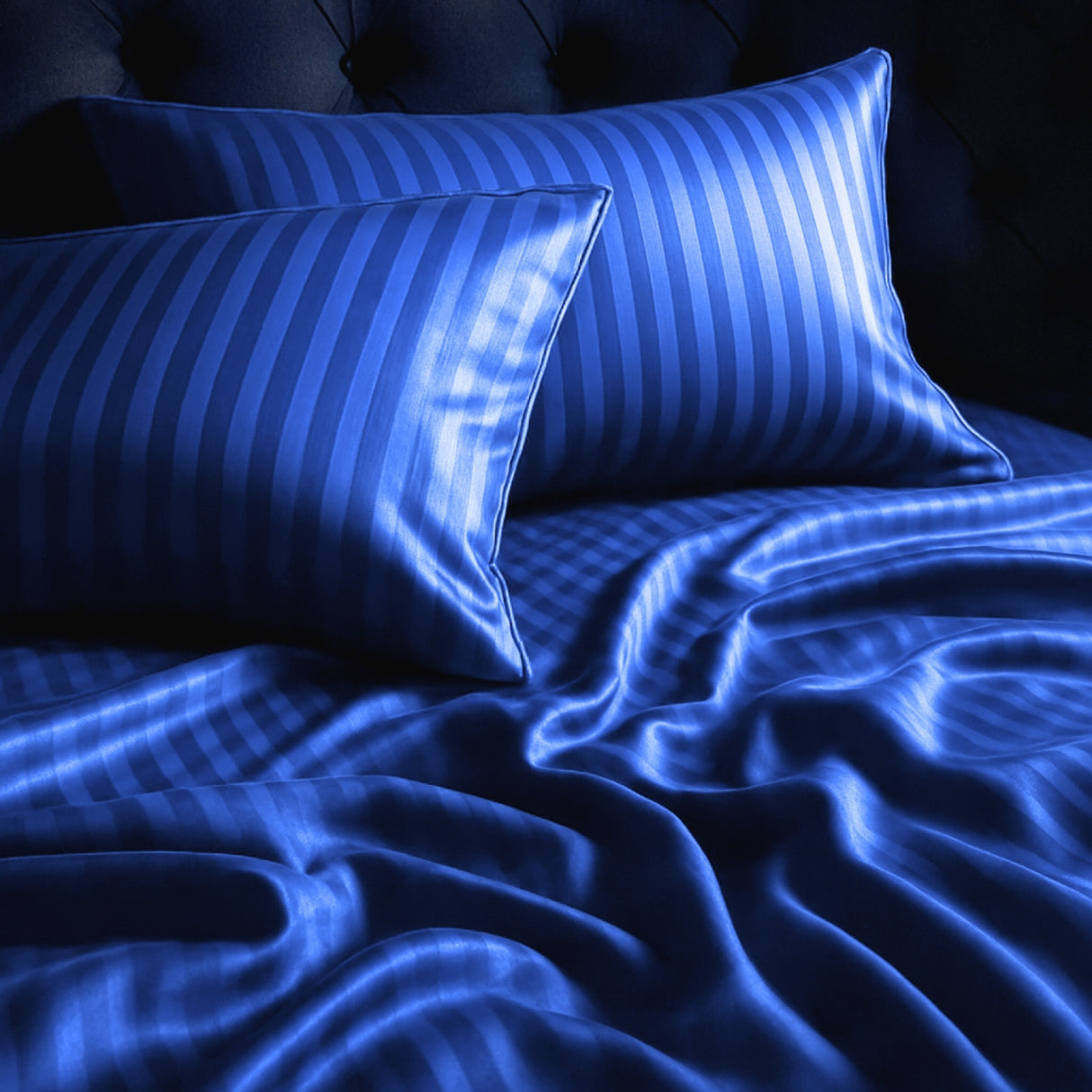 Juego de Sábanas Polialgodon Azul Rey Para Cama Semidoble 120 X 190 Cm Antiácaros y Antiarrugas - SABANAS | Bylmo
