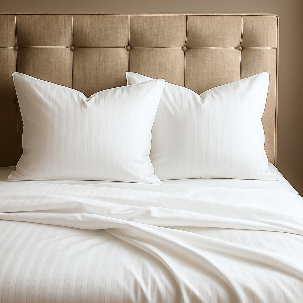 Juego de Sábanas Polialgodon Blanco Para Cama Queen 160 X 190 Cm Antiácaros y Antiarrugas - SABANAS | Bylmo