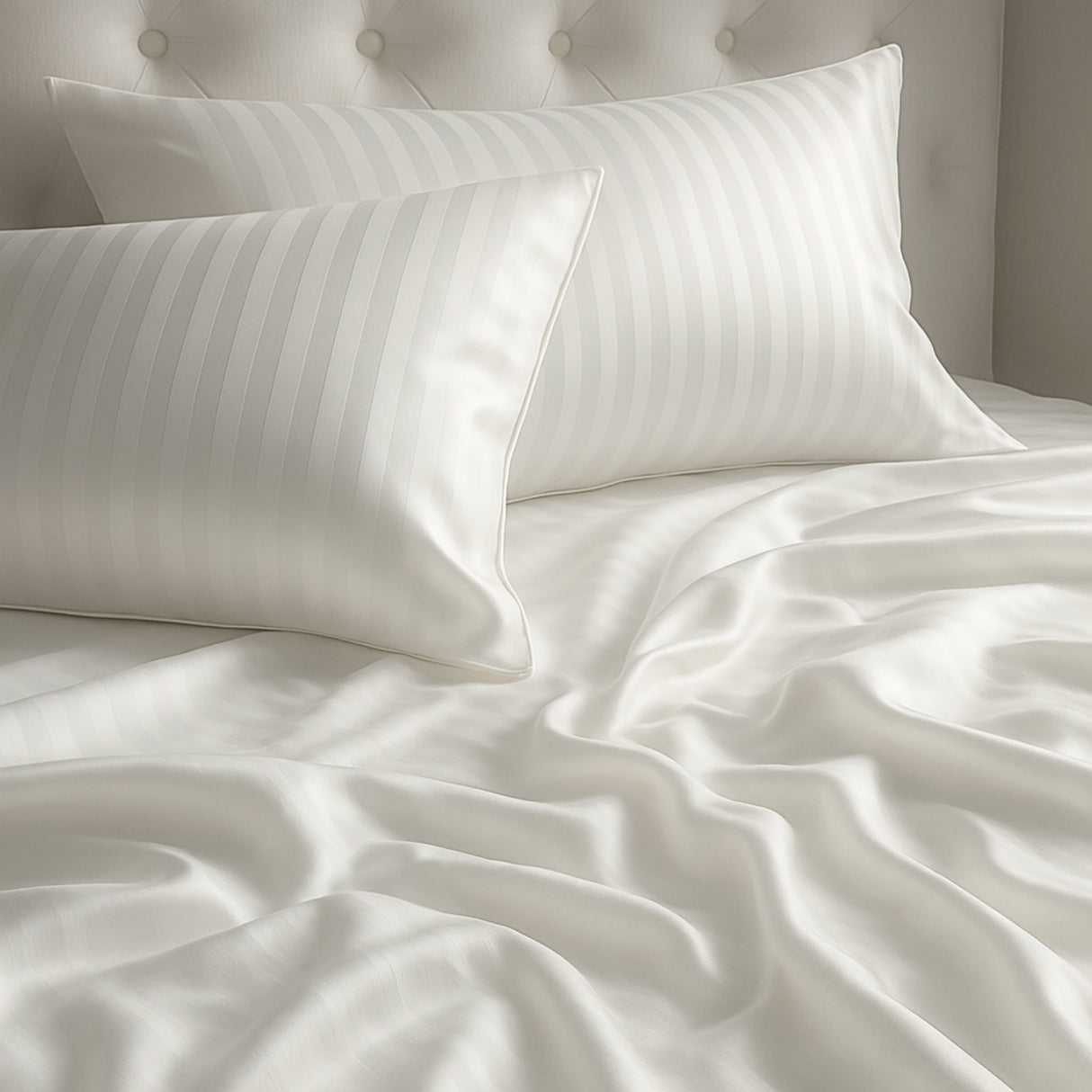 Juego de Sábanas Polialgodon Blanco Para Cama Queen 160 X 190 Cm Antiácaros y Antiarrugas - SABANAS | Bylmo