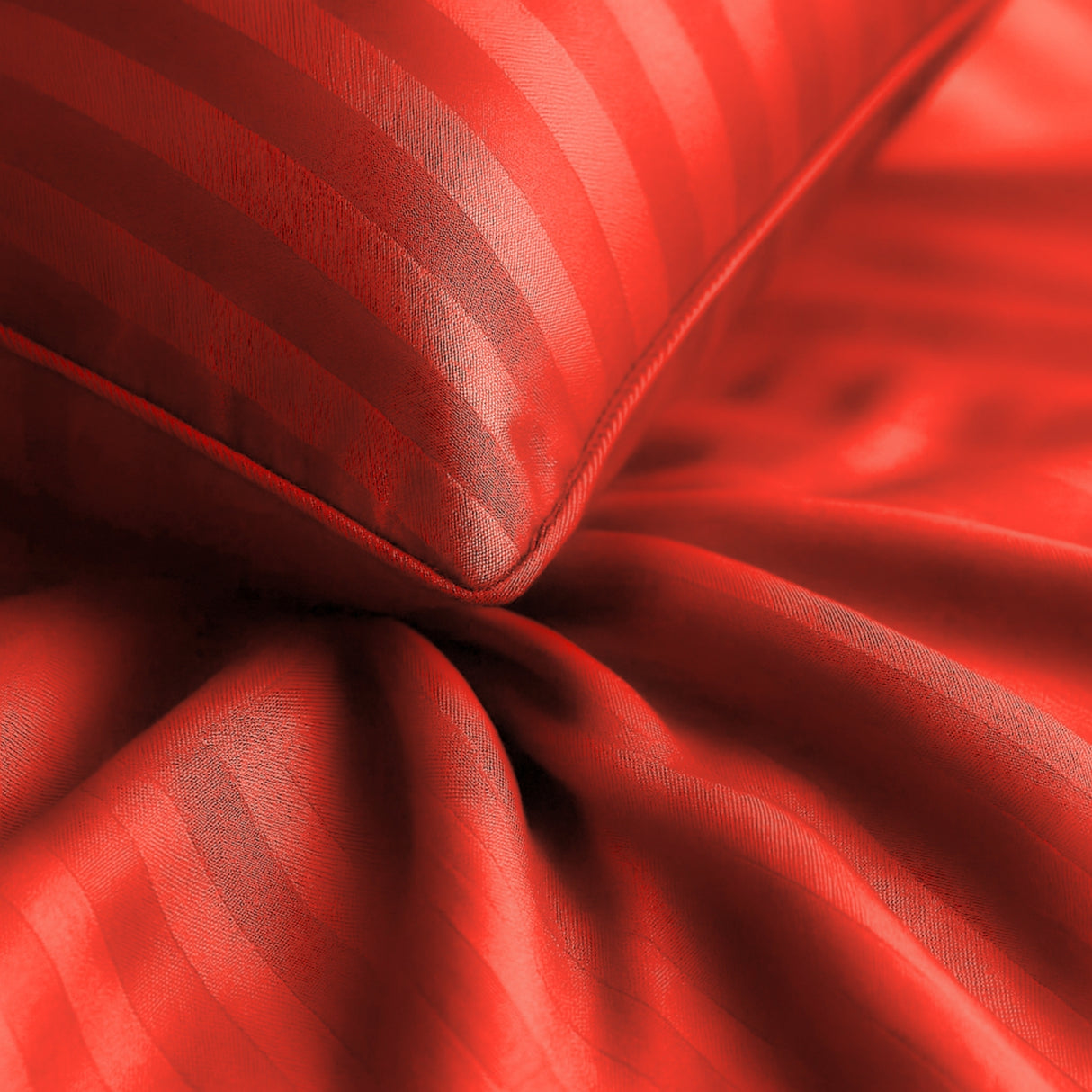 Juego de Sábanas Polialgodon Rojo Para Cama King 200 X 200 Cm Antiácaros y Antiarrugas - SABANAS | Bylmo