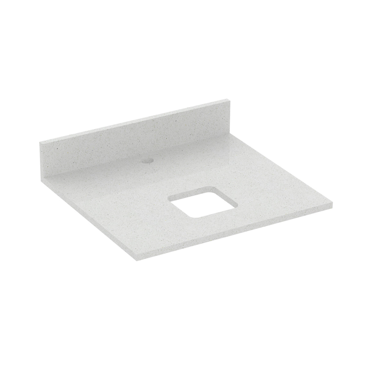 Mueble para Lavamanos Flotante Macao Gracia 48x48cm Individual con Mesón de Quartzone y con Un Cajón - MUEBLES PARA LAVAMANOS | Bylmo