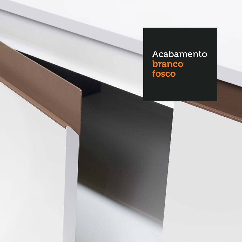 Mueble Inferior de Cocina Reims Blanco 35x83cm con Mesón de Madera Aglomerada Mdp y sin Estufa - MUEBLES INFERIORES DE COCINA | Bylmo