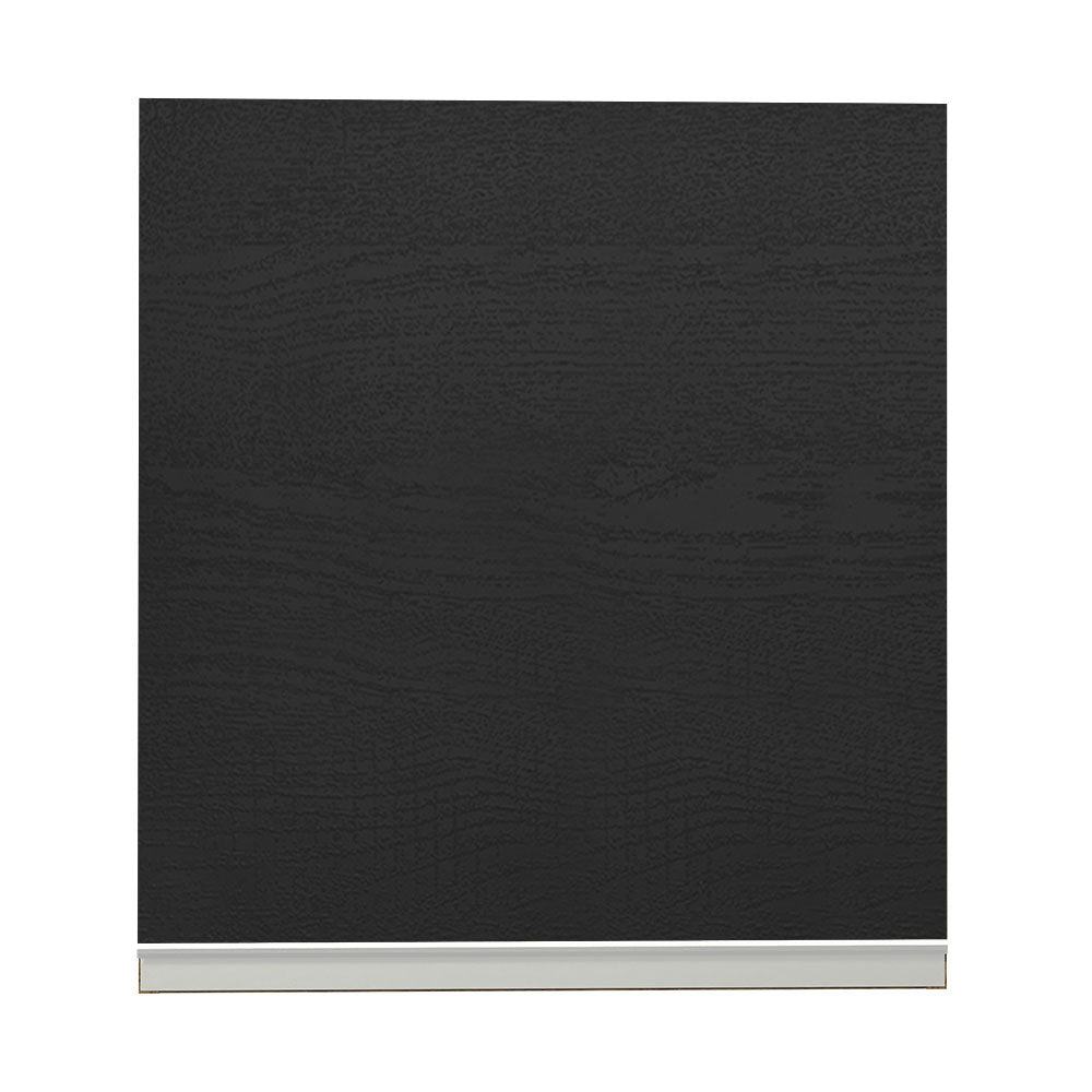 Mueble Superior de Cocina Glamy Marron y Negro 60x66cm con Dos Entrepaños y con Una Puerta - MUEBLES SUPERIORES DE COCINA | Bylmo