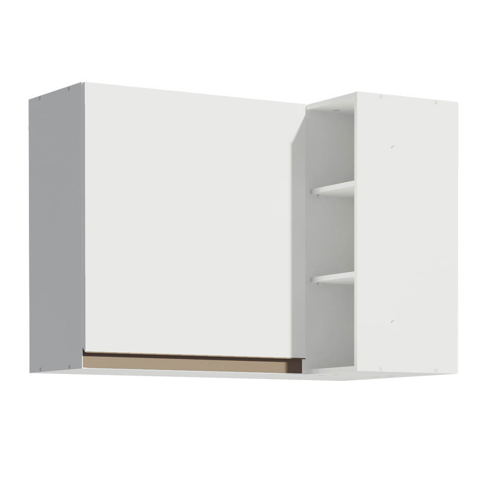 Mueble Superior de Cocina Reims Blanco 90x66cm con Cinco Entrepaños y con Una Puerta - MUEBLES SUPERIORES DE COCINA | Bylmo