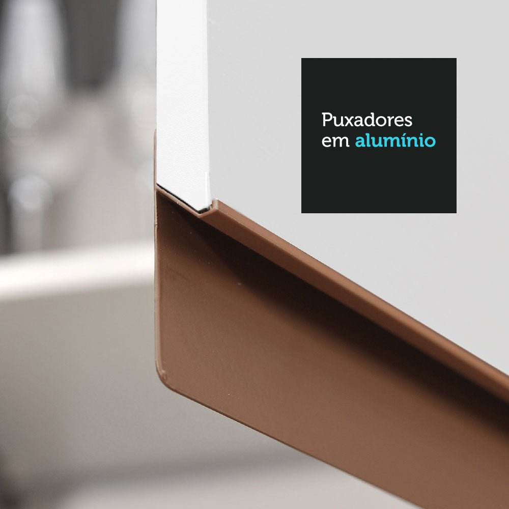 Mueble Superior de Cocina Reims Blanco 90x66cm con Cinco Entrepaños y con Una Puerta - MUEBLES SUPERIORES DE COCINA | Bylmo