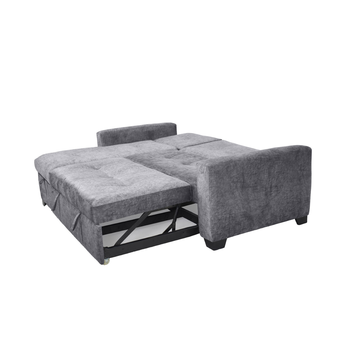 Sofá en L Atlas Gris 220x92cm De Tres Puestos Reclinable con Almacenamiento Derecho y con Apoya Brazos