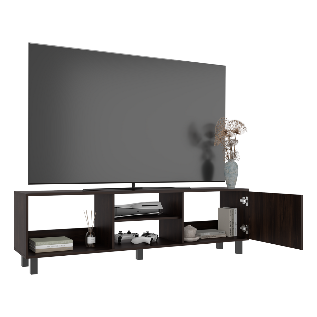 Rack de TV Tunez Nogal 160x47.5cm