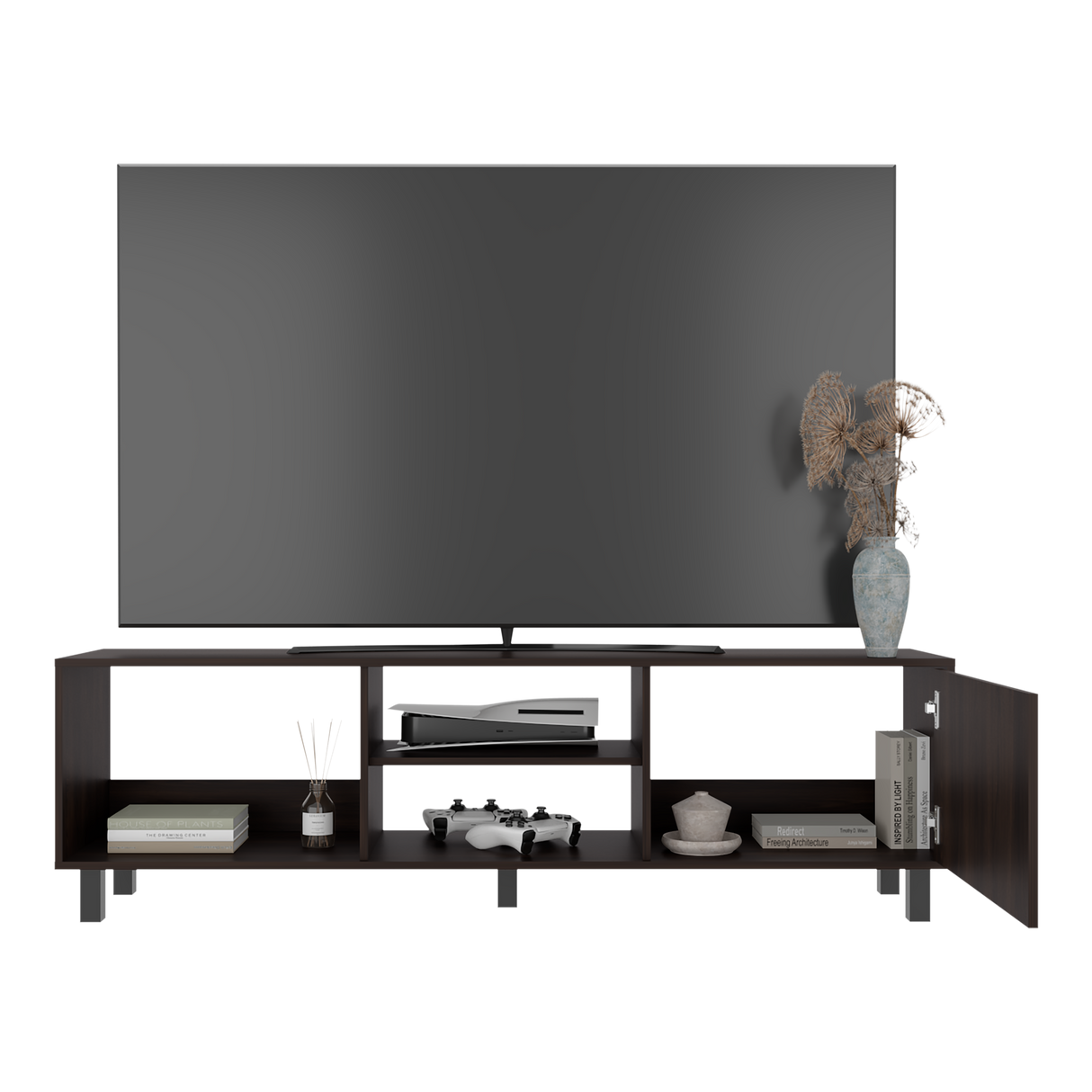 Rack de TV Tunez Nogal 160x47.5cm