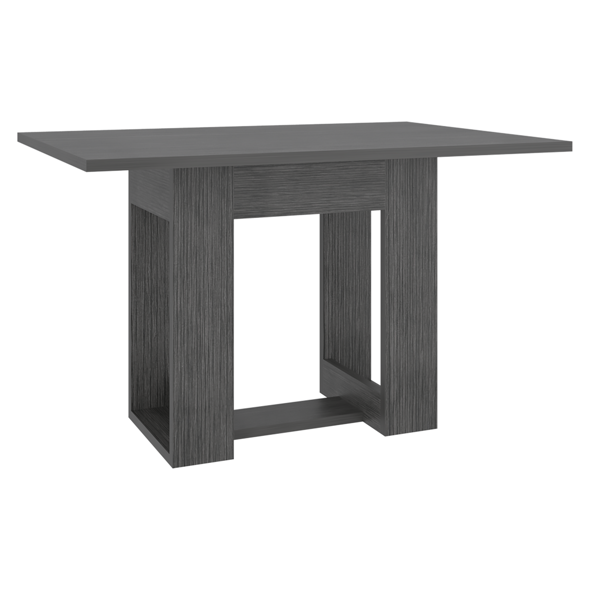 Comedor Volterra Roble Gris 120x74cm Rectangular de Cuatro Puestos sin Sillas - COMEDORES | Bylmo