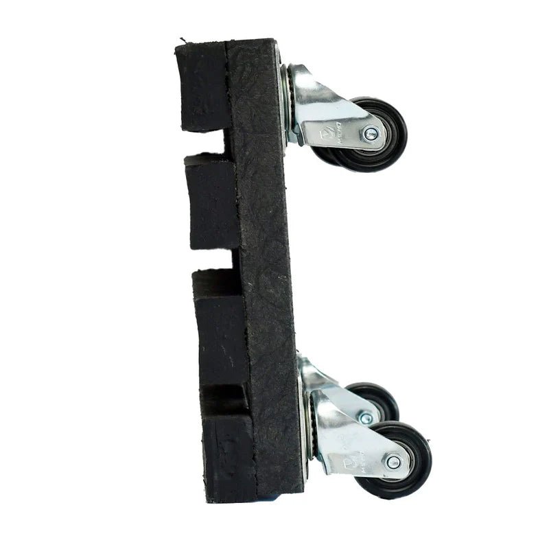 Base para Materas Exterior Tulipán Negro 23x5cm Cuadrado con Rodachines Apto Para Intemperie - BASES PARA MATERAS DE EXTERIOR | Bylmo